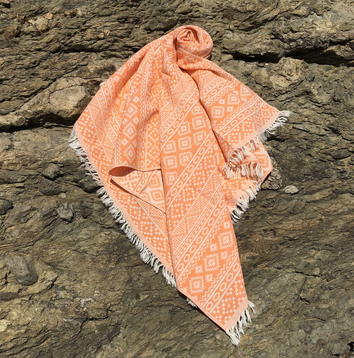 Mijölnir Toalla de Playa Fouta Cicim - Naranja Mijölnir Toalla de Playa Fouta Cicim - Naranja
